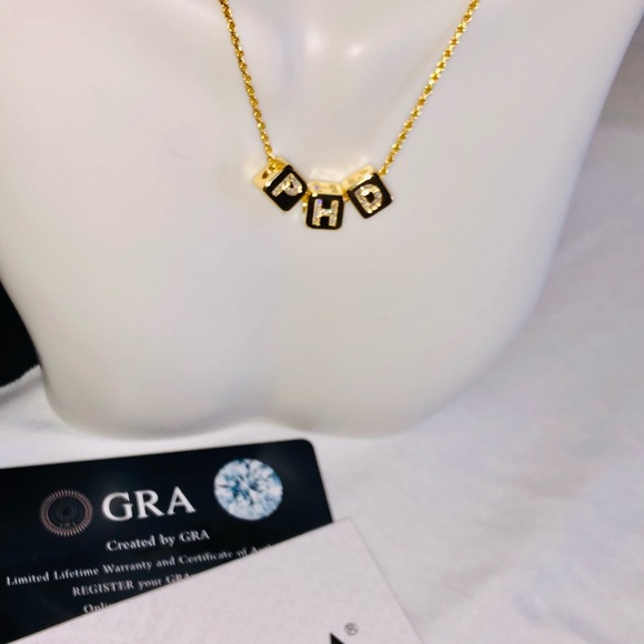 VVS gra certified diamond moisannitte pendant for Doctors, passes diamond test - Picture 9 of 9